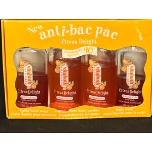 547	NOS Vitabath Anti Bacterial Starter Pack; Citrus Delight